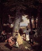 Jacques-Laurent Agasse Playground Germany oil painting artist